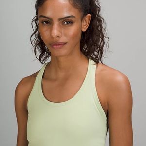 Lululemon Cool Racerback Tank Top Nulu Creamy Mint Size 6 (Never Worn)
